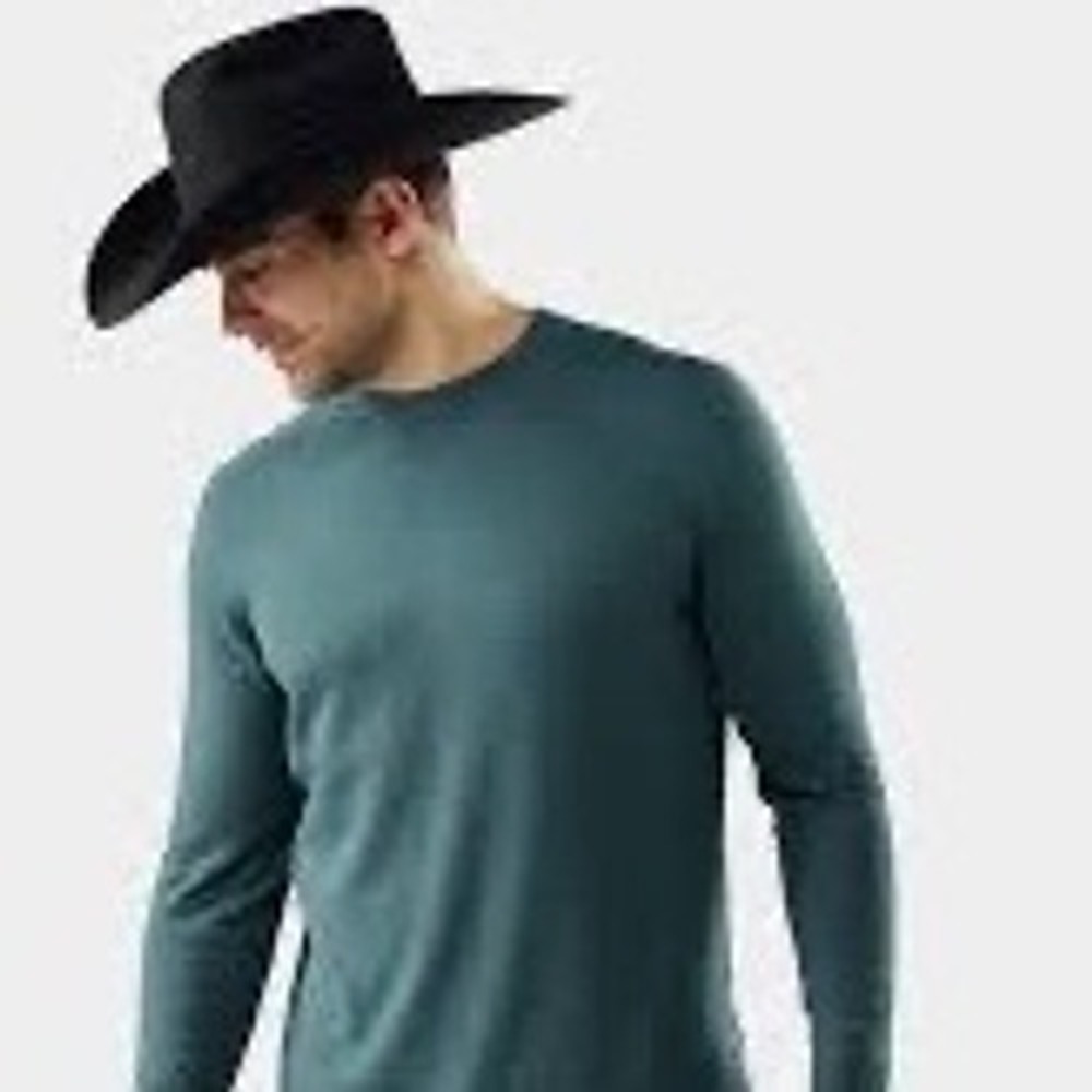 Smartwool Men's Sparwood Crewneck Sweater green Wool Blend Outdoors Size M